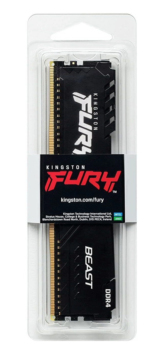 
Kingston 8GB DDR4 3200MHz For Desktop RAM