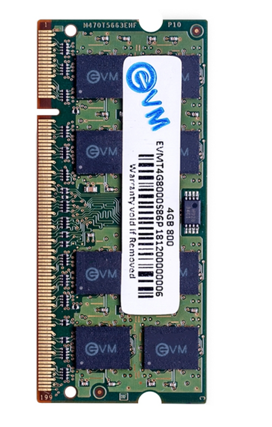 
EVM 4GB DDR2 800 MHZ Laptop