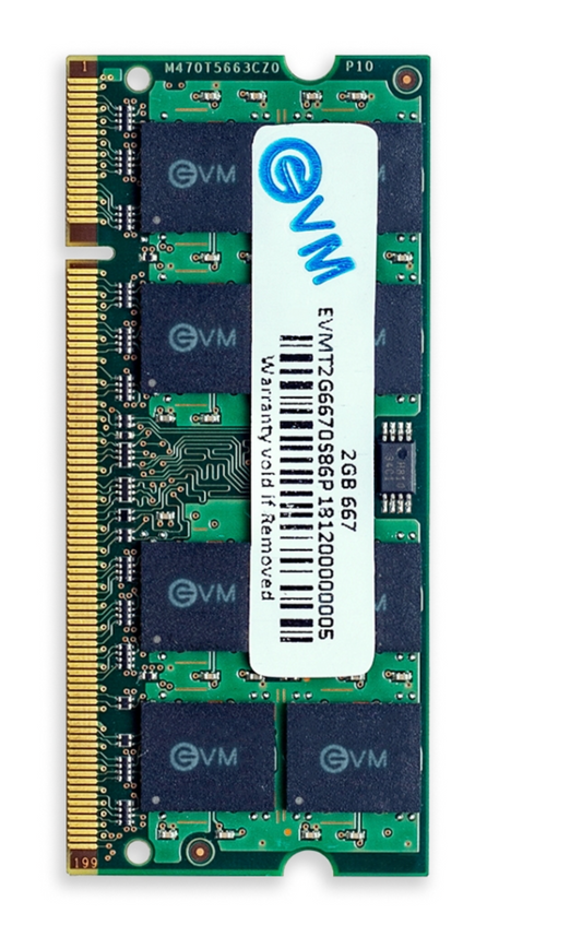 
EVM 2 GB DDR2 667 SODIMM (EVMT2G6670S86P)