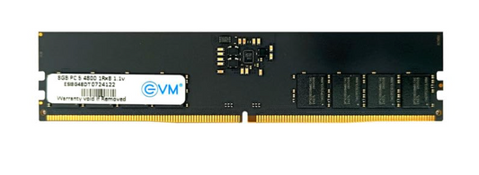 
EVM 8GB DDR5 4800 MHZ UDIMM 1GX8 (EVMT8G4800D88P)