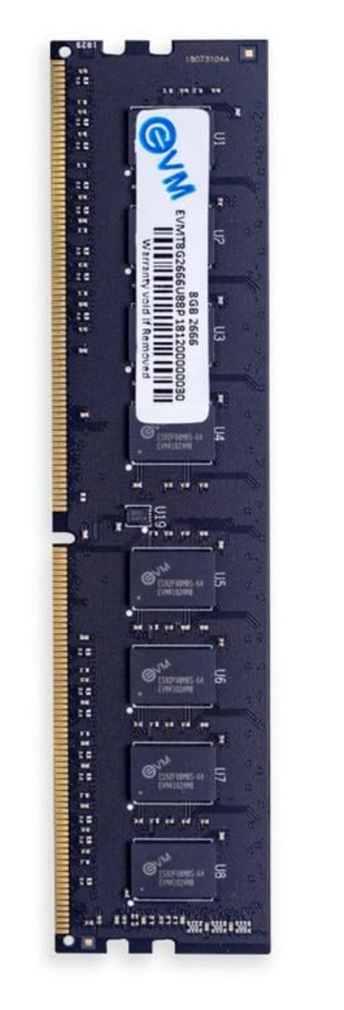 
EVM 8 GB DDR4 2666 UDIMM (EVMT8G2666U88P)
