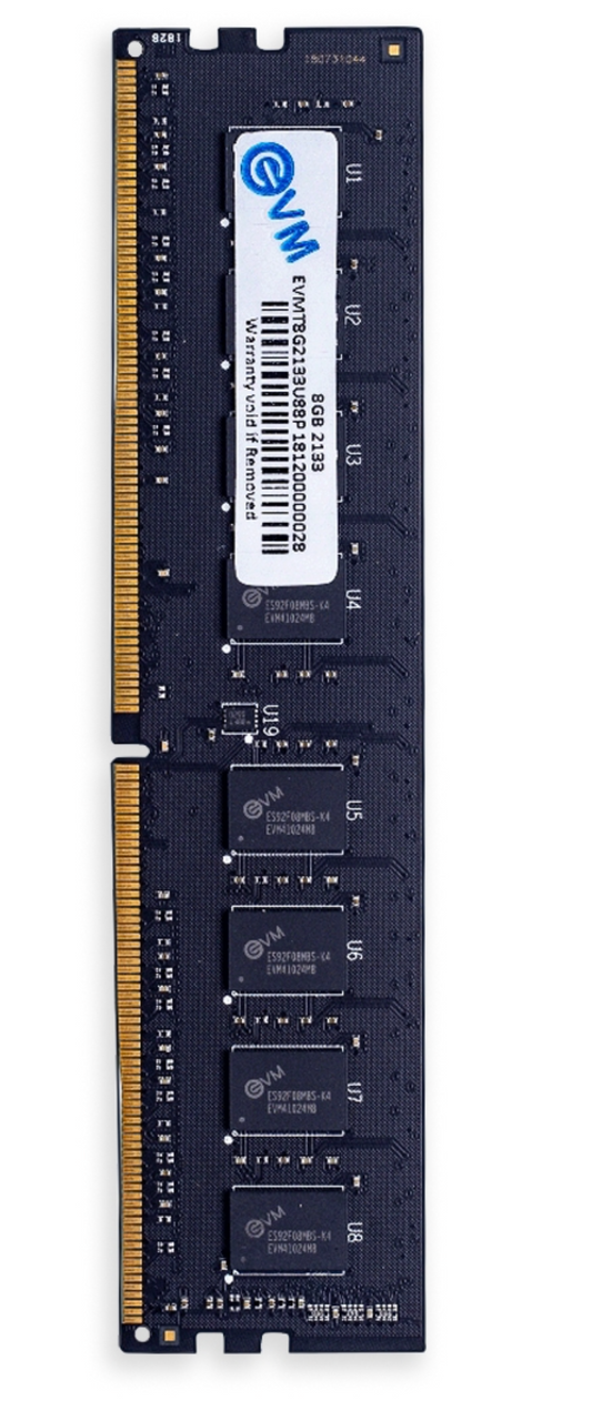 
EVM 8 GB DDR4 2133 UDIMM (EVMT8G2133U88P)
