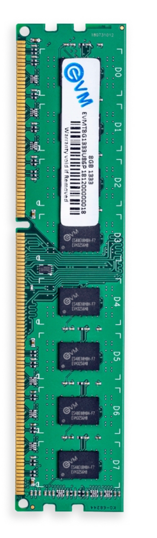 
EVM 8 GB DDR3 1333 UDIMM (EVMT8G1333U86P)