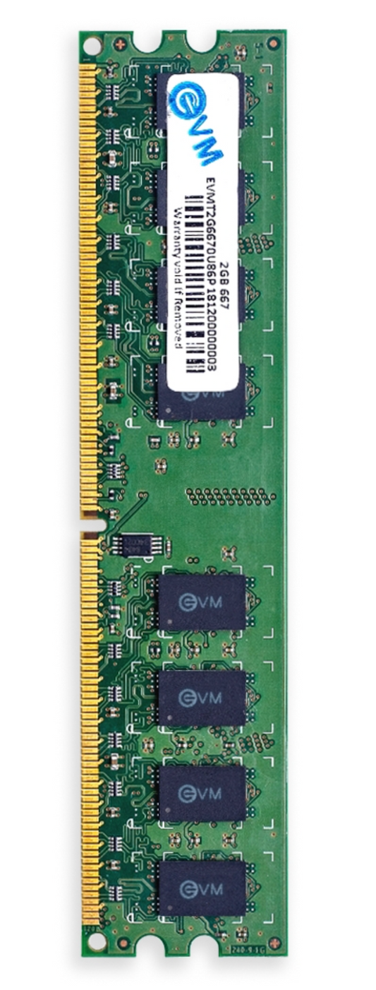 
EVM 2 GB DDR2 667 UDIMM (EVMT2G6670U86P)