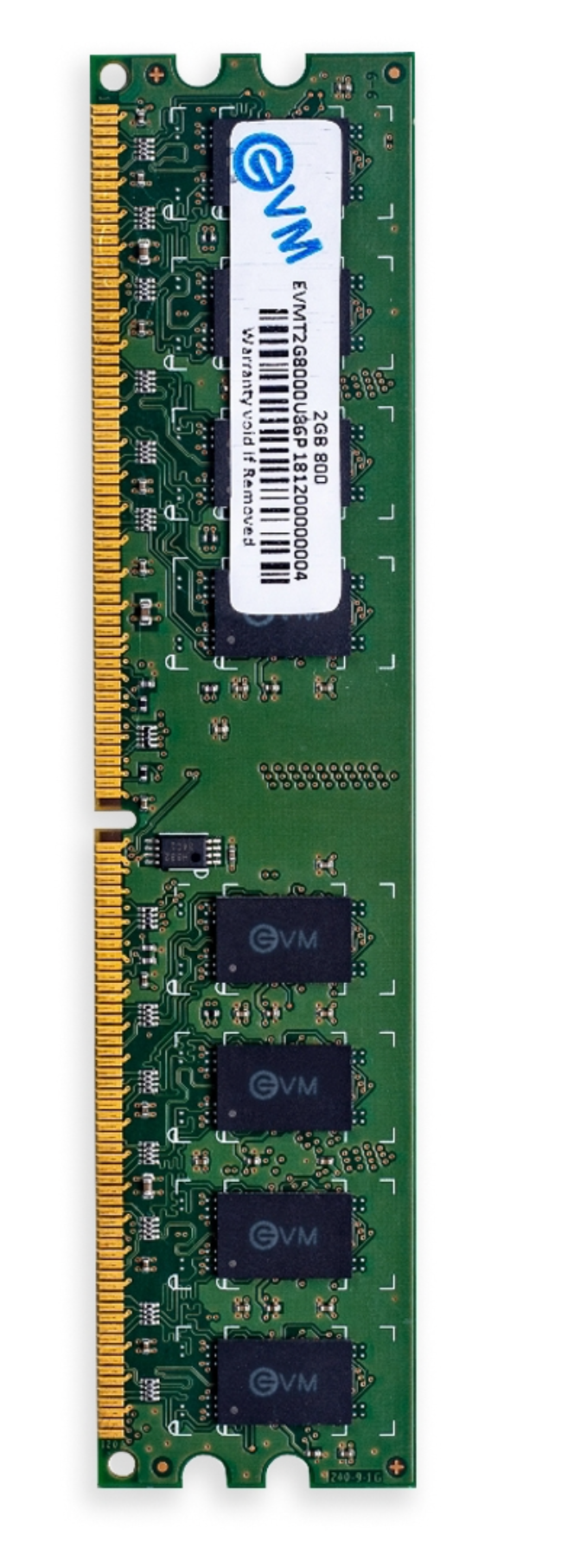 
EVM 2 GB DDR2 800 UDIMM (EVMT2G8000U86P)