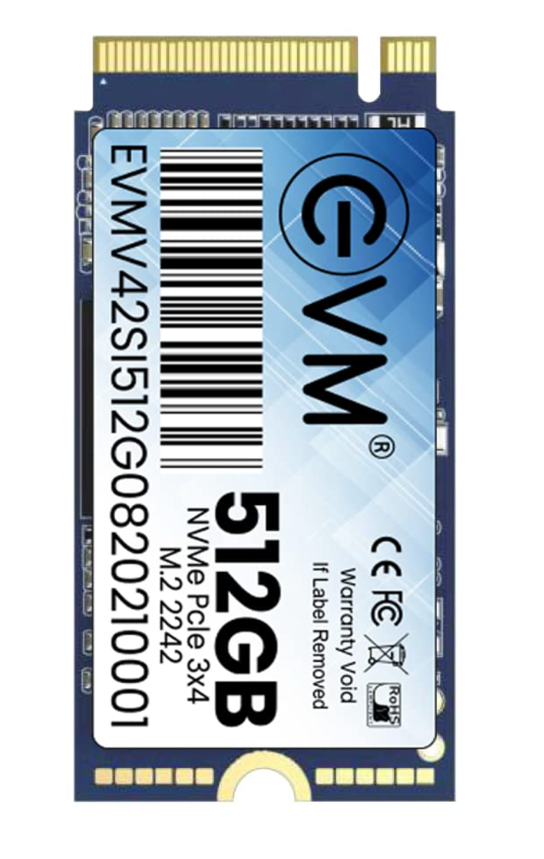 
EVM 512GB SSD NVME PCIe - 2242