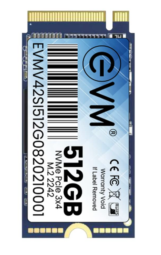 
EVM 512GB SSD NVME PCIe - 2242
