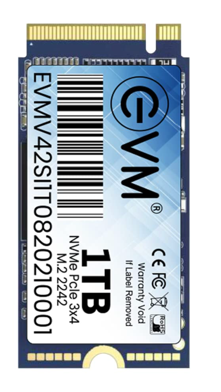 
EVM 1TB SSD NVME PCIe - 2242