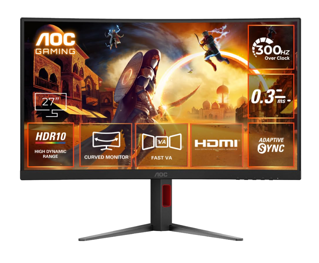 
AOC C27G4Z 27" FHD Curved Monitor HDMI 2.0