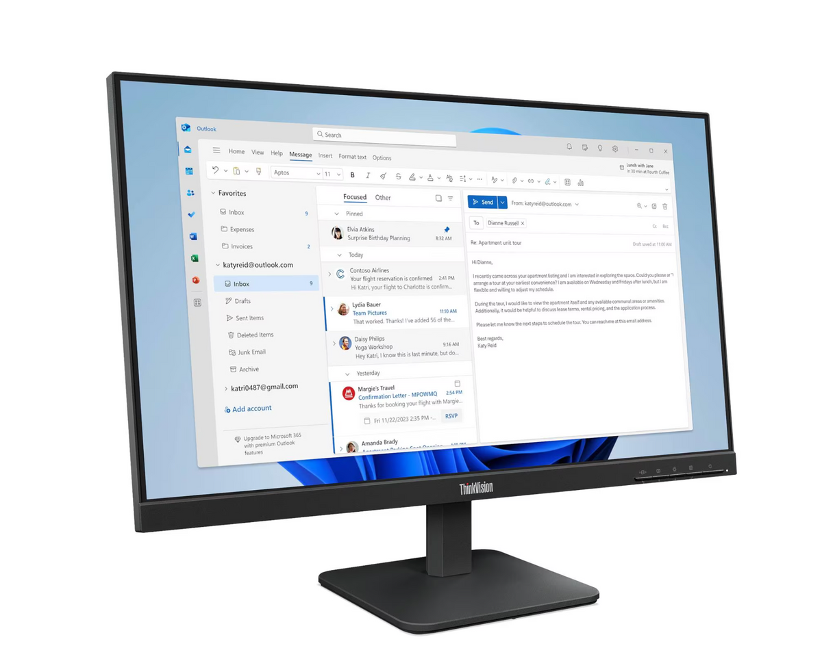 
ThinkVision S24-4e Monitor 64B5KAR1IN