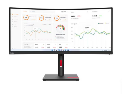 ThinkVision T34w-30 Monitor 63D4GAR1WW