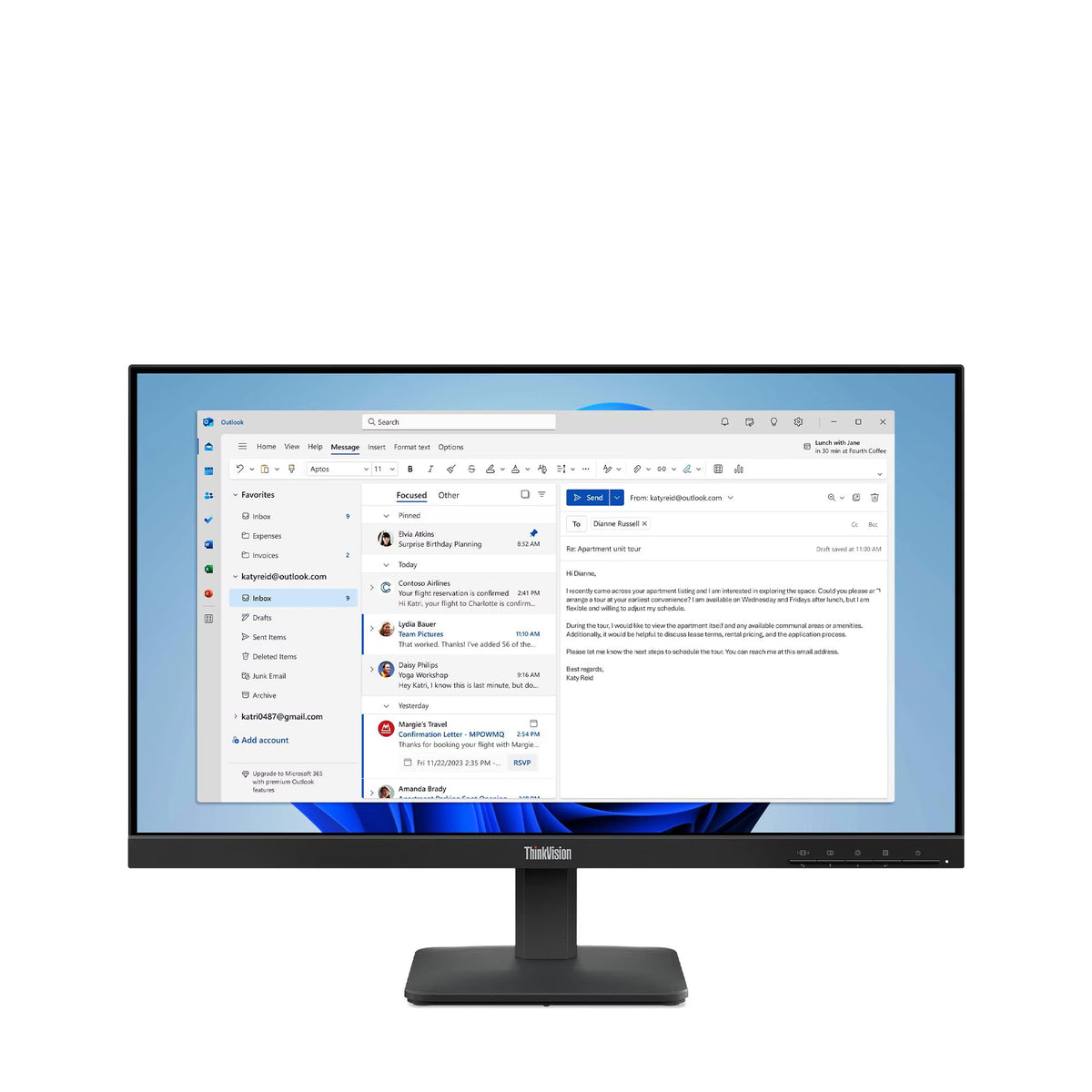 
Lenovo ThinkVision S24-4e (64B5KAR1IN)