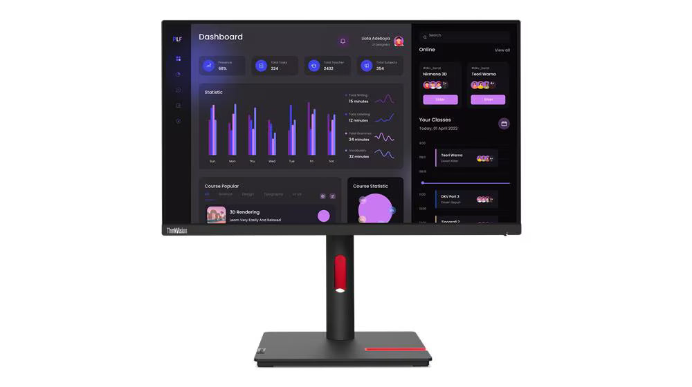 
Lenovo ThinkVision T24i-30 23.8" Monitor (63CFMARXIN)