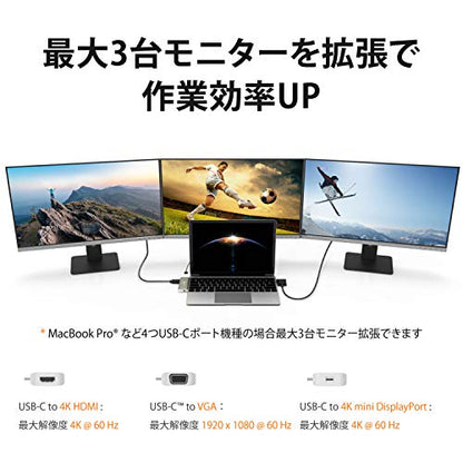 j5create ULTRADRIVE Kit USB-C™ Multi-Display Modular Dock 11 in 1 (JCD389)