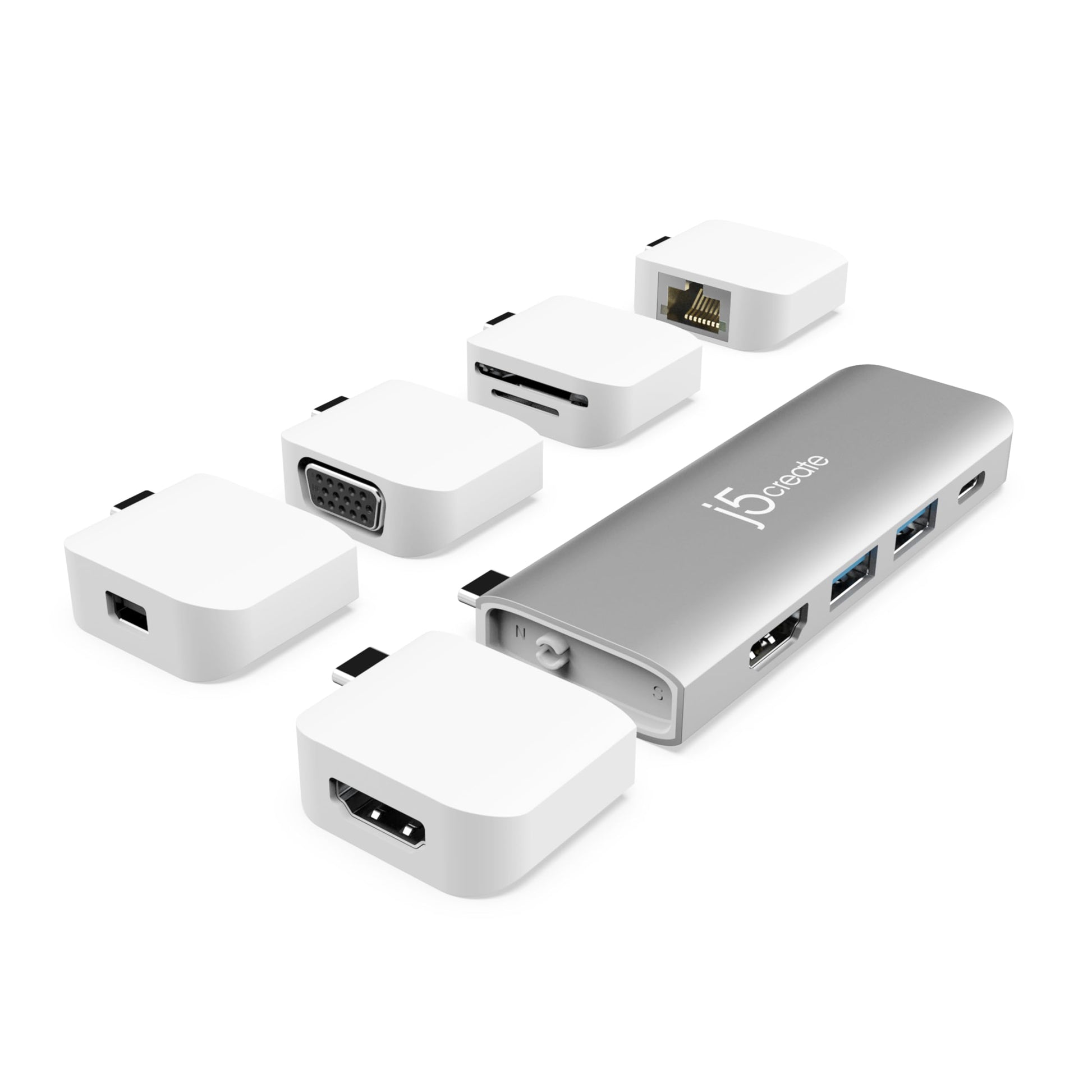 
j5create ULTRADRIVE Kit USB-C™ Multi-Display Modular Dock 11 in 1 (JCD389)