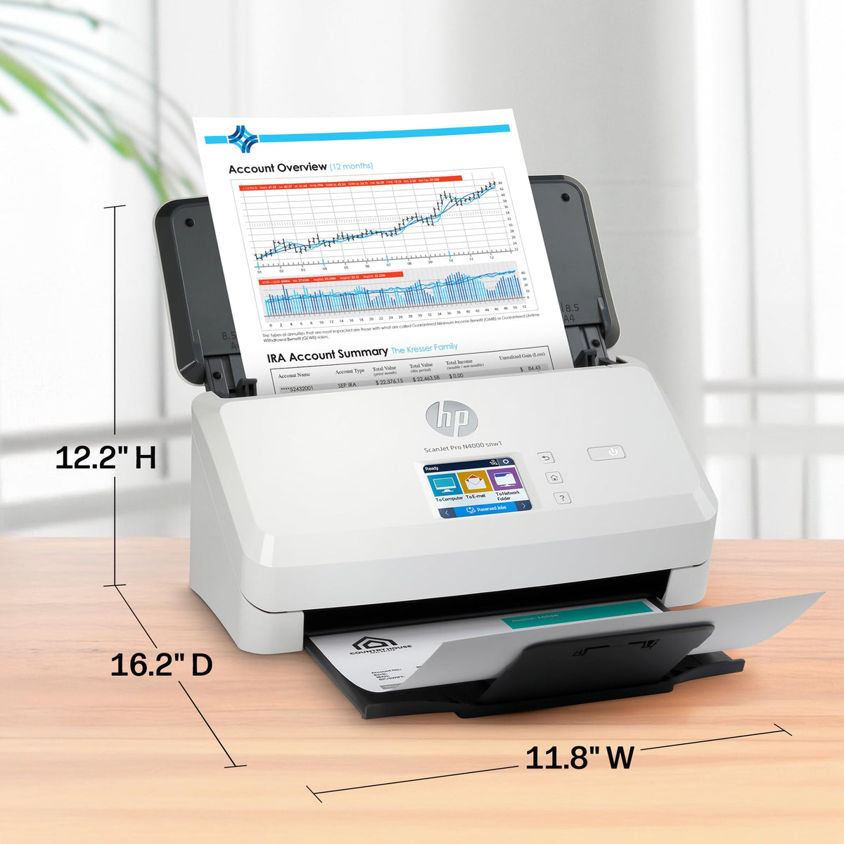 
HP ScanJet Pro N4000 Snw1