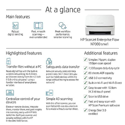 HP ScanJet Enterprise Flow N7000 Snw1