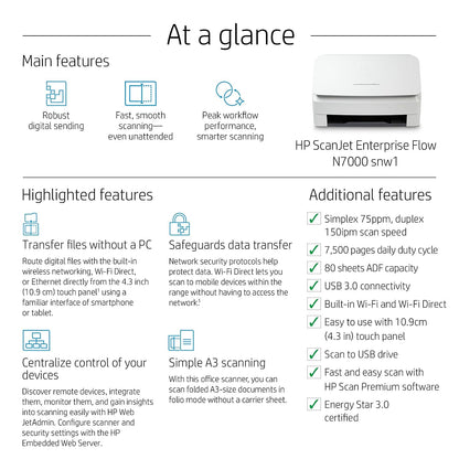 HP ScanJet Enterprise Flow N7000 Snw1