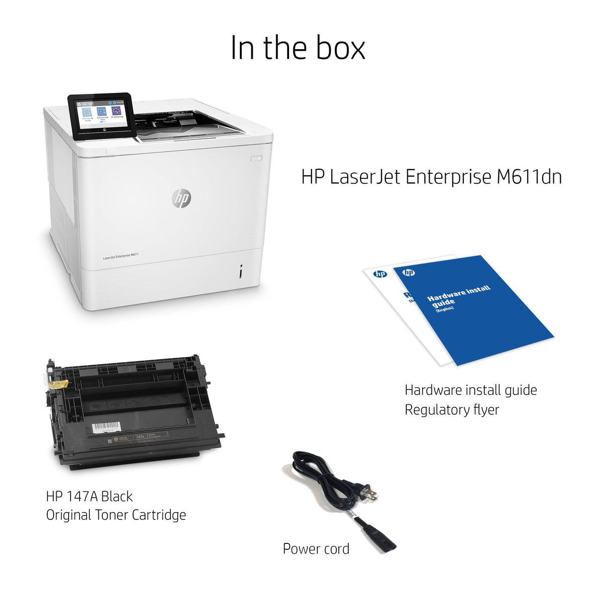 
HP LaserJet Enterprise M611dn