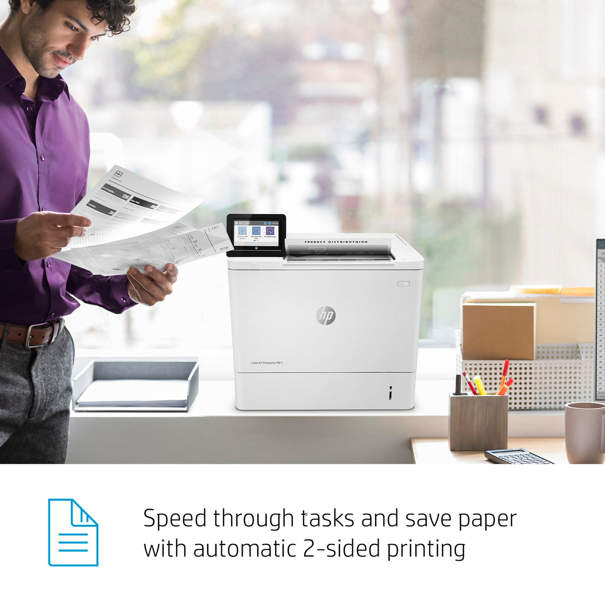 
HP LaserJet Enterprise M611dn