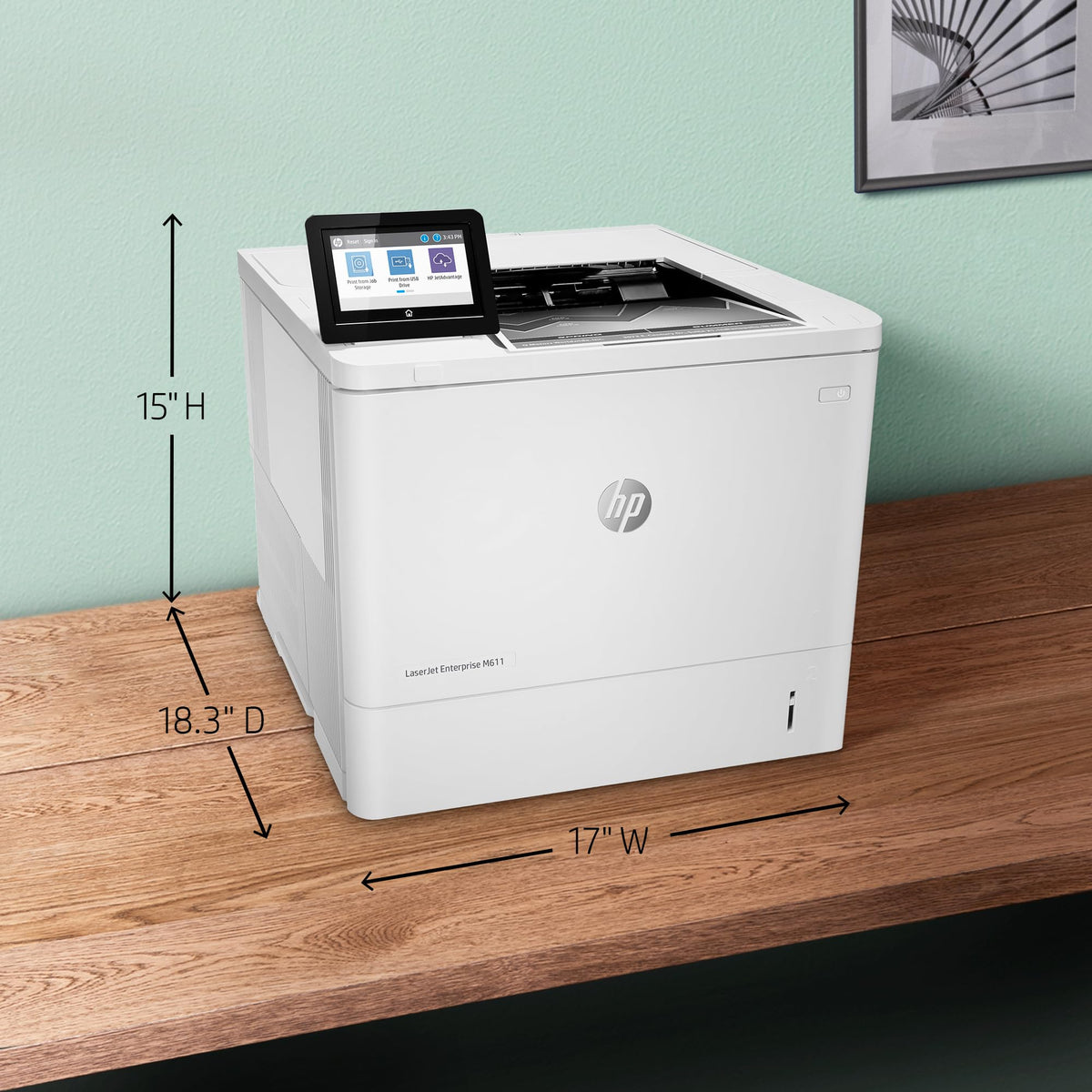 
HP LaserJet Enterprise M611dn
