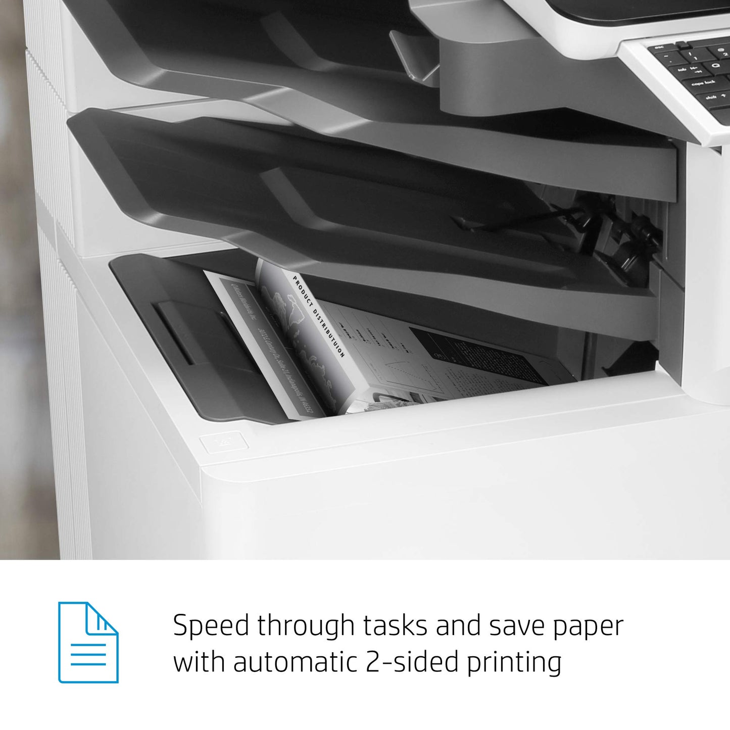 
HP LaserJet Enterprise MFP M635z
