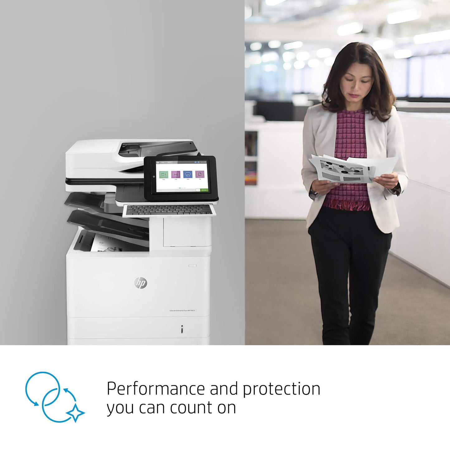 
HP LaserJet Enterprise MFP M635z
