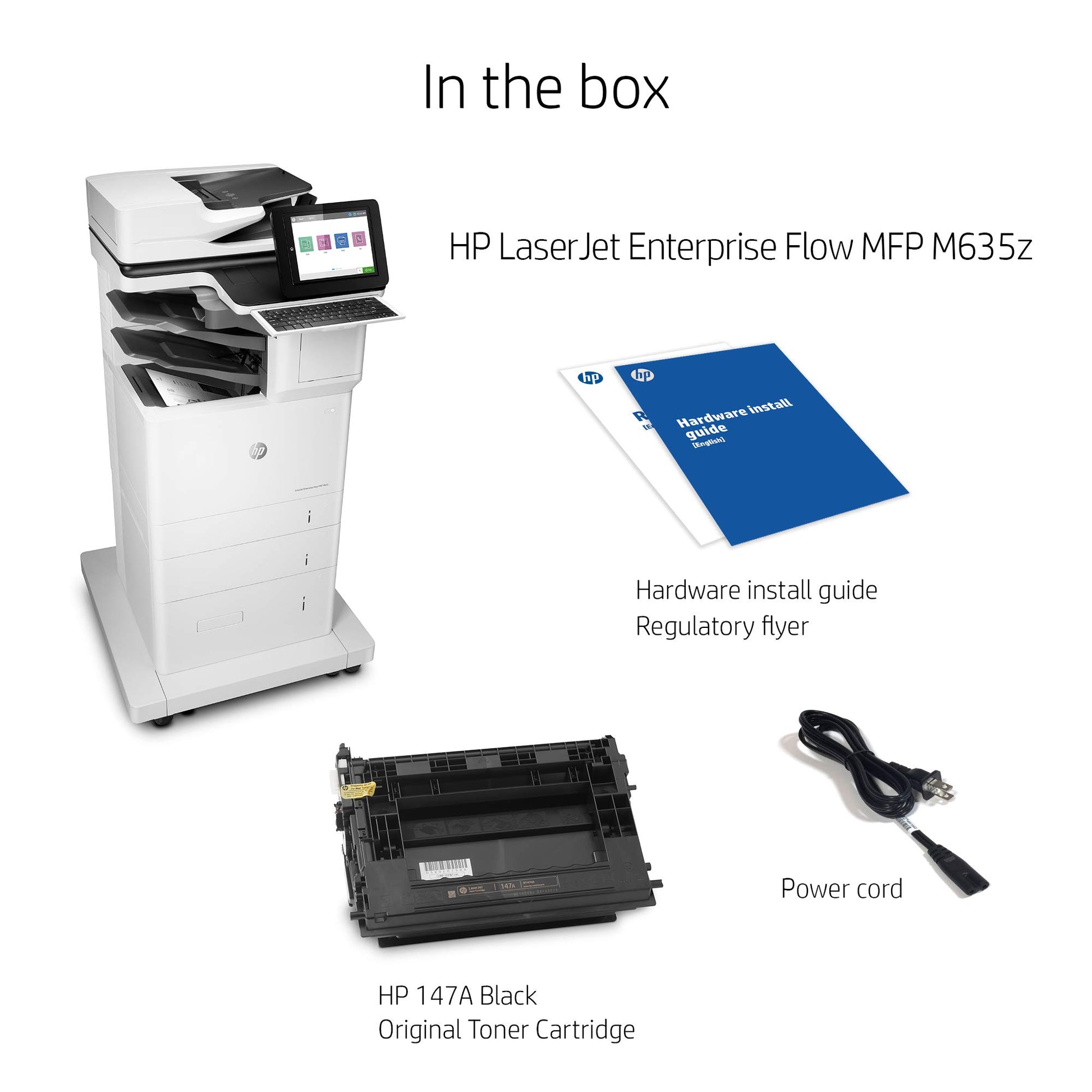 
HP LaserJet Enterprise MFP M635z
