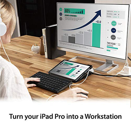 j5create USB-C™ to 4K 60 Hz HDMI™ Travel Dock for iPad Pro® (JCD612)