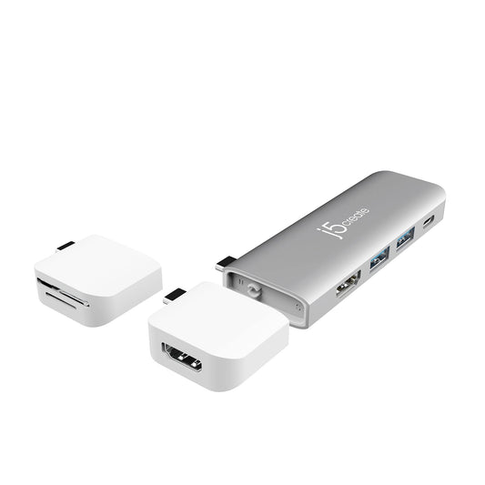 
j5create ULTRADRIVE Kit USB-C™ Dual-Display Modular Dock 8 in 1 (JCD387)