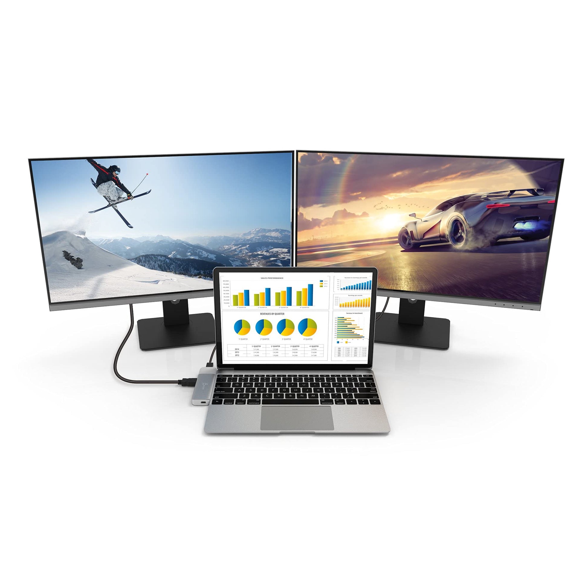 
j5create ULTRADRIVE Kit USB-C™ Dual-Display Modular Dock 8 in 1 (JCD387)