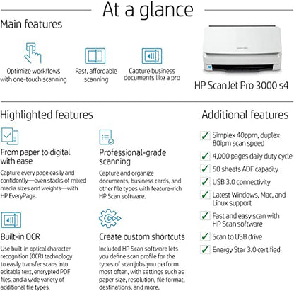HP ScanJet Pro 3000 S4