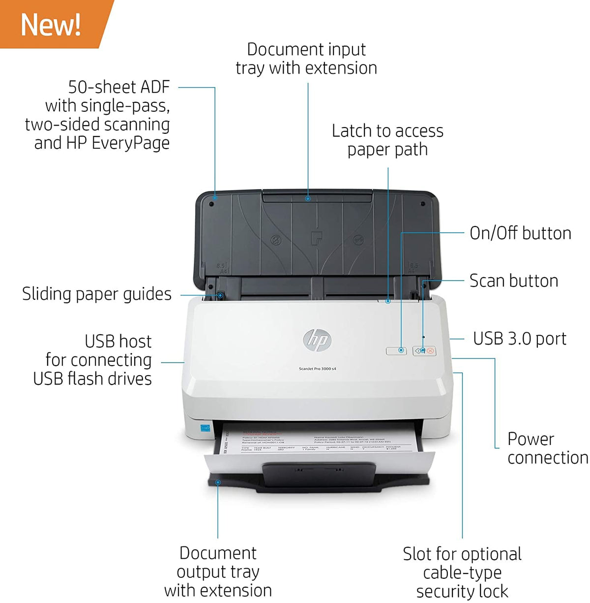 
HP ScanJet Pro 3000 S4