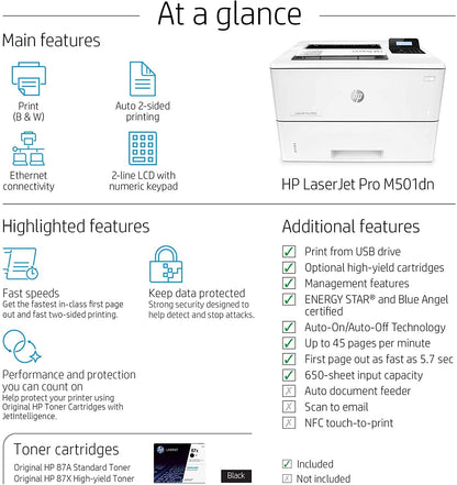 HP LaserJet Pro M501dn