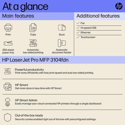 HP LaserJet Pro MFP 3104fdn
