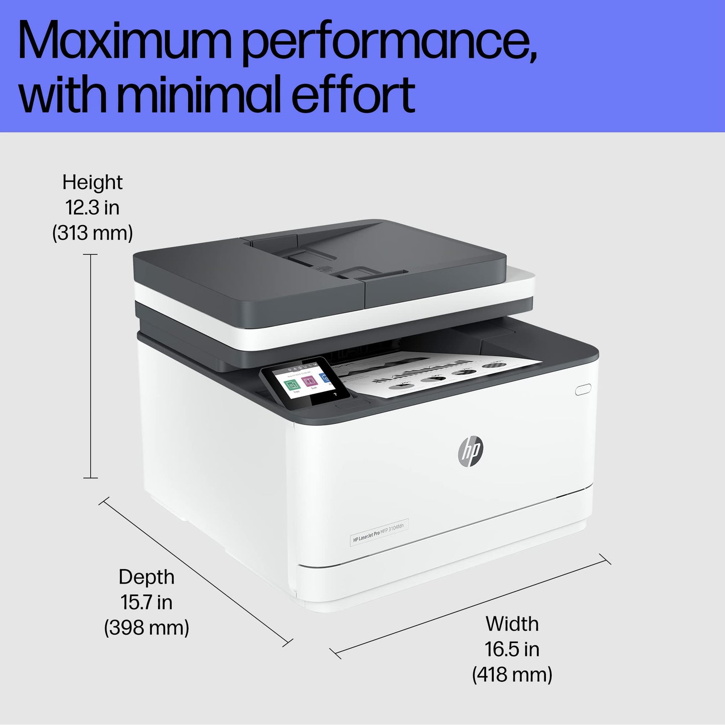 
HP LaserJet Pro MFP 3104fdn