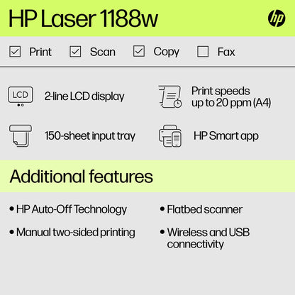 HP LaserJet MFP 1188w