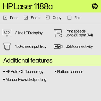 HP LaserJet MFP 1188a