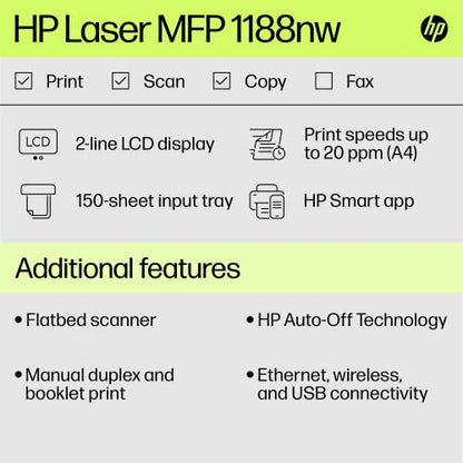 HP LaserJet MFP 1188nw