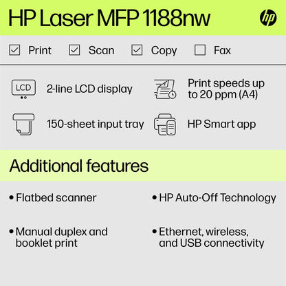 HP LaserJet MFP 1188nw