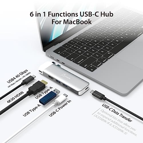 
j5create USB-C 6K Premium Hub (JCD394)