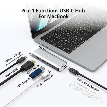 j5create USB-C 6K Premium Hub (JCD394)