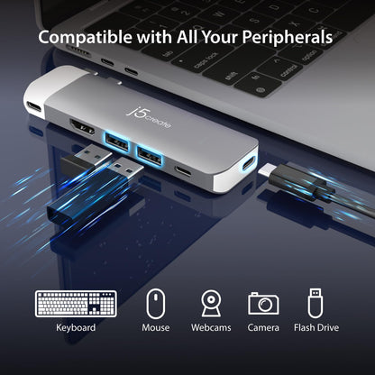 j5create USB-C 6K Premium Hub (JCD394)