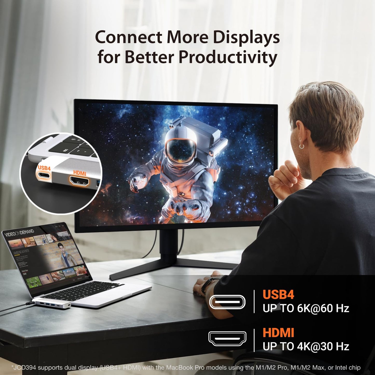 
j5create USB-C 6K Premium Hub (JCD394)