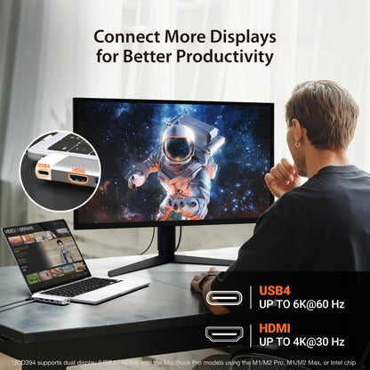 j5create USB-C 6K Premium Hub (JCD394)