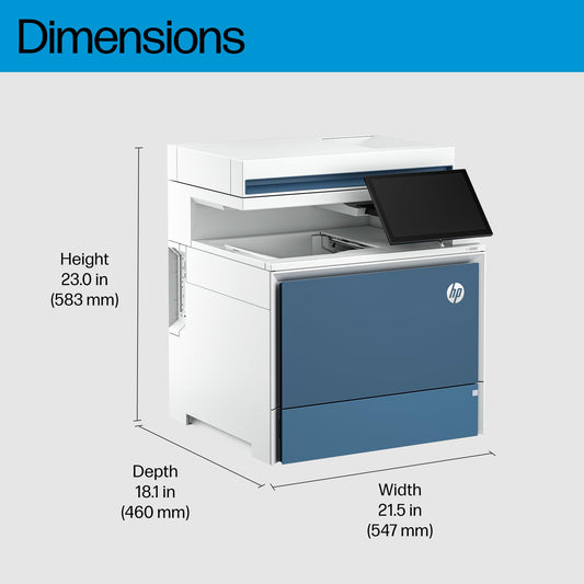 
HP Color LaserJet Enterprise Flow MFP 5800zf