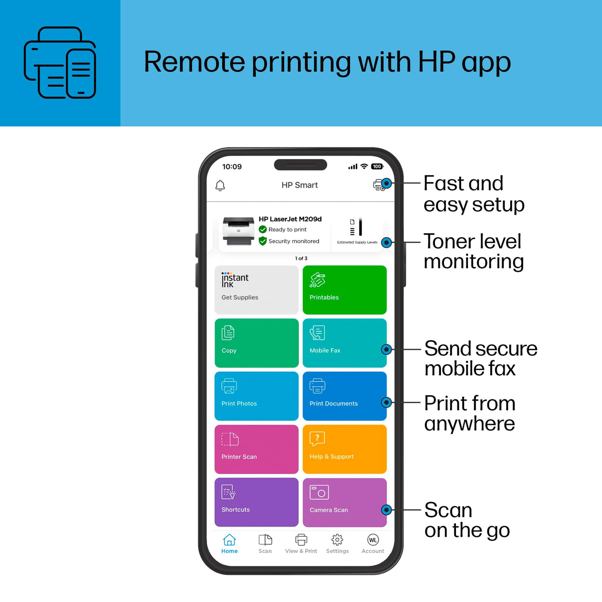 
HP Color LaserJet Enterprise Flow MFP 5800zf