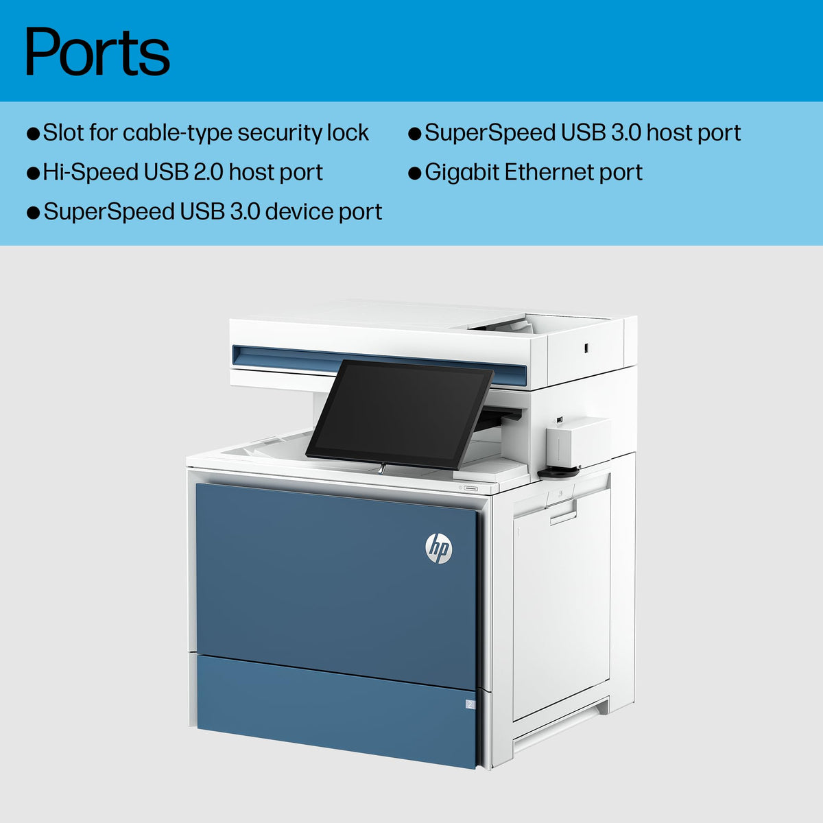 
HP Color LaserJet Enterprise Flow MFP 5800zf
