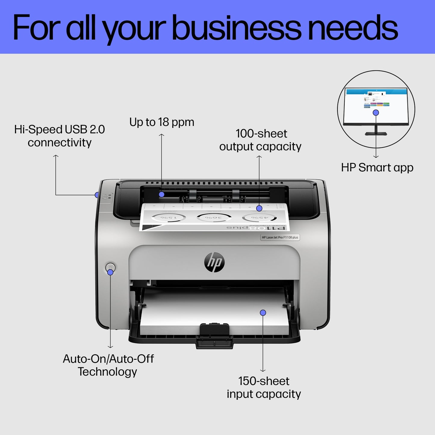 
HP LaserJet Pro P1108 plus