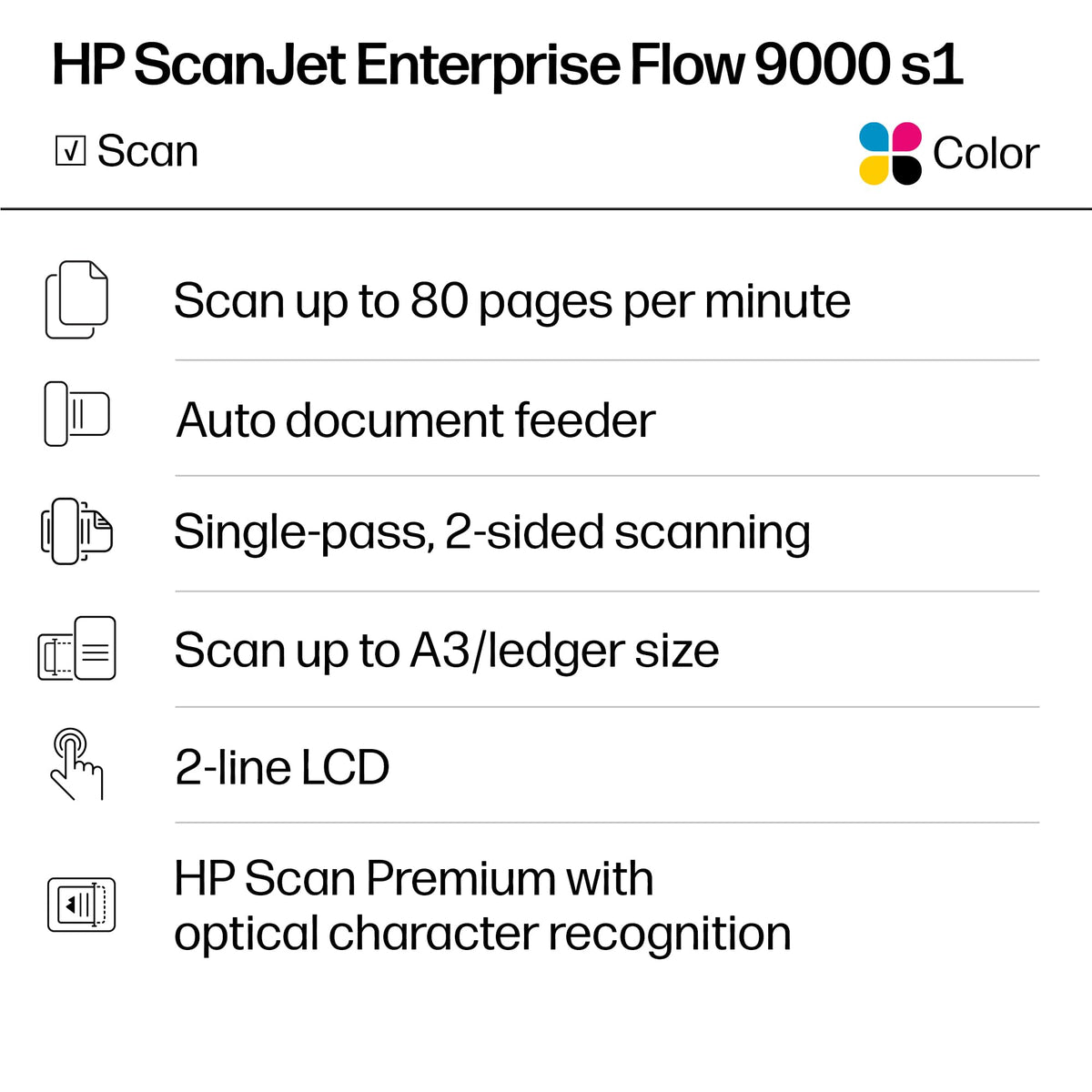 
HP ScanJet Enterprise Flow 9000 S1